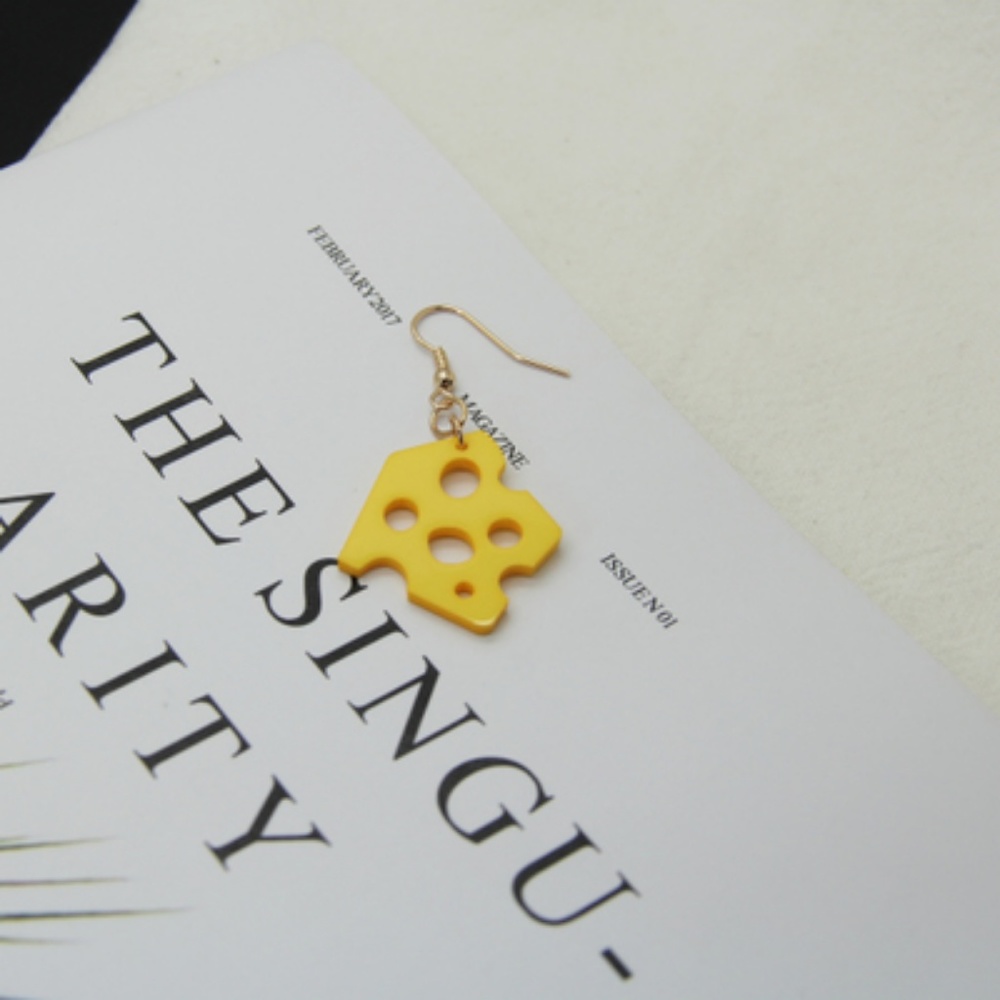 Last pair!! 🍃Handmade Cheese Drop Earrings - Picture 7 of 7